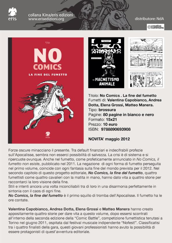 Presentazione NoComics. La fine del fumetto -Anteprima Nofest!