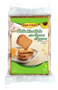 3,11 3,89 6,91 /kg Fette biscottate con germe di grano 450g 8,49 9,99