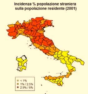 In otto anni, l incidenza della popolazione straniera è aumentata costantemente,