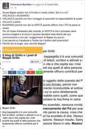 Altro che trasparenza ed onestà. Beppe Grillo nasconde la titolarità del suo blog ROMA Beppe Grillo gioca a nascondersi nel tentativo di sfuggire alle proprie responsabilità.