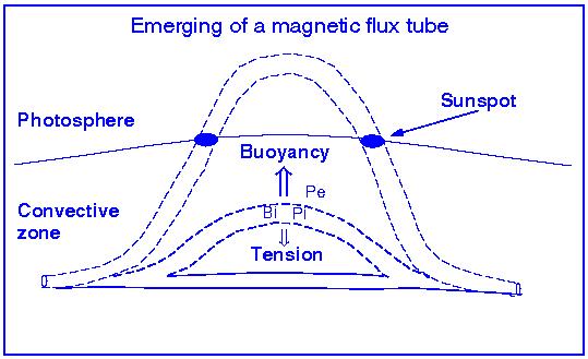 Galleggiamento magnegco Tubo di flusso in equilibrio con l ambiente circostante P ext = P int + B2 8π A parità di