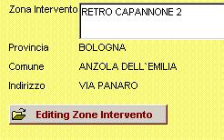 Pag. 7 di 12 Editing Zone Intervento per inserire un punto totalmente nuovo.