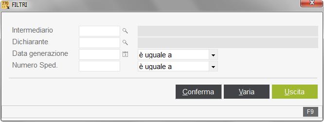 Terminata l'operazione verrà riportato il numero di protocollo assegnato dall Agenzia delle Entrate alle dichiarazioni con esito positivo. L'esito dell invio è visualizzabile nel pulsante Dettaglio.