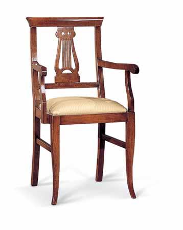 (like photo) ARTICOLO 6524 Sedia Jerba con fondino paglia. Jerba chair with straw seat. ARTICOLO 6491 Sedia Venezia imbottita in similpelle. (come foto) Venezia chair upholstered leather.