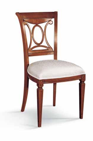 45 ARTICOLO 6241 Sedia Rombi con fondino imbottito, come foto Rombi chair with