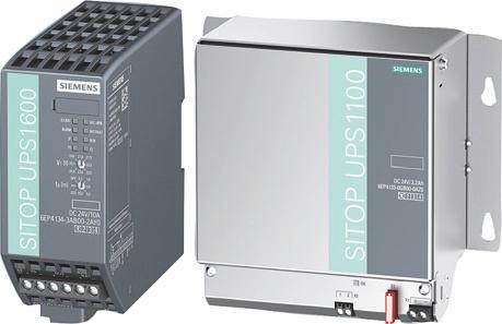 Alimentatori di continuità DC-UPS Moduli DC-UPS UPS1600 Struttura Moduli DC-UPS UPS1600 24 V/10 A, 20 A e 40 A compatti con ingressi/uscite digitali, opzionalmente con interfaccia USB oppure due