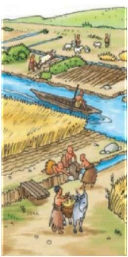 Fin dall antichità i popoli si insediarono vicino ai fiumi perchè favorivano L AGRICOLTURA.