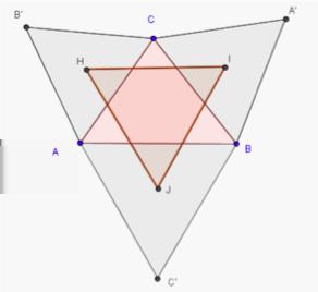 Giovanni Vincenzi CA individuano i vertici di un triangolo equilatero. Questo risultato è noto come teorema di Napoleone (vedi Figura 1).