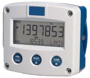 Allarme max e min portata Temperatura max : +60 C Display ERX-ERAX-ERBX versione ATEX - Remoto Indicatore alimentato: 8.