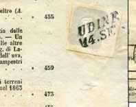 1863 per Palma affrancata con 15 soldi V em. (n.