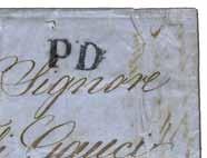 Lettera da Pistoia 18.9.1860 per Ruosina affrancata con 10 c.