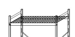 Norm 20 - Prontuario Scaffalature in Alluminio H.180-4 Ripiani a grata Norm 20 Unità di scaffalatura - incl.