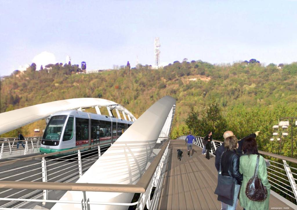 Foto-inserimento sul Ponte della Musica