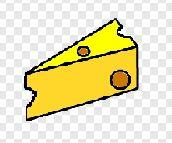 Il premio: la fetta di formaggio Creiamo adesso la fettina di formaggio. L obiettivo del gioco sarà raggiungerlo manovrando il topolino.