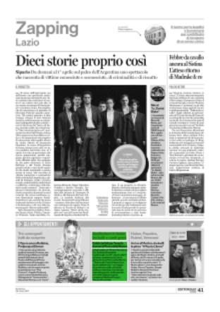 Tiratura 09/2016: 7.500 Diffusione: n.d. Lettori: n.d. Quotidiano - Ed.
