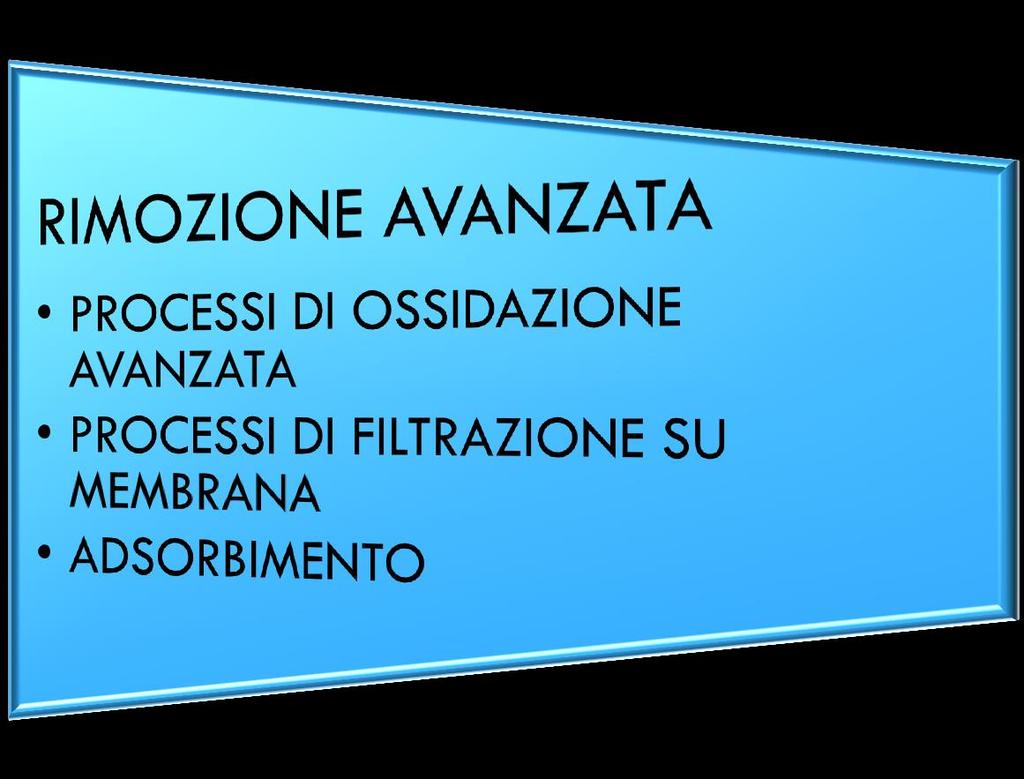 TRATTAMENTI DI RIMOZIONE AVANZATA