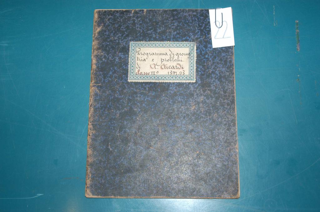22- Quaderno di geometria di classe 3. Programma annuale e risoluzione dei problemi.