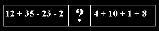 RSA0057 Indicare quale simbolo è corretto inserire al posto del «?». a) = b) < c) d) > b RSA0058 Quale tra le righe (a, b, c,.