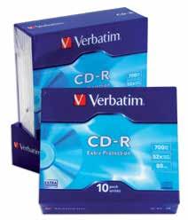 CD - DVD - CHIAVETTE USB - CONTENITORI FLOPPY/CD/DVD CD VERBATIM CD ad alta affidabilità per la perfetta conservazione dei