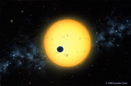 transito di un pianeta sul disco della sua stella Piero