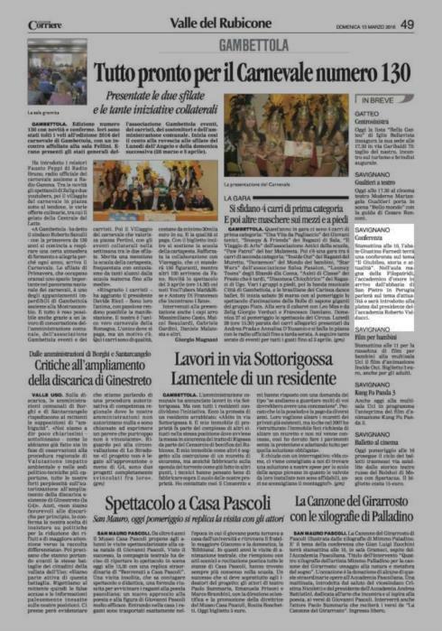 Pagina 49 Corriere di Romagna (ed. Forlì Cesena) Comune di Savignano Conferenza Stamattina alle 10, l' abate Giustino Farnedi terrà una conferenza sul tema "Il Giubileo, storia e attualità".