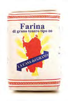 Farina tipo 00 Le Farine Farina di grano tenero tipo 00, utilizzata prevalentemente per la produzione