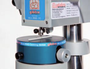 Centratore a diaframma per O-Ring Lo strumento viene utilizzato in combinazione con la Slitta Micrometrica e permette l esecuzione automatica di prove multiple su o-ring o particolari rotondi con