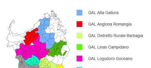 I GAL della Sardegna I Gruppi di Azione Locale (GAL) sono raggruppamenti di partner che rappresentano sia le popolazioni rurali, attraverso la presenza