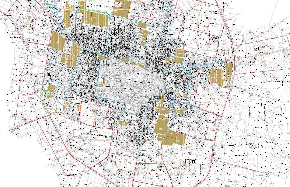 Pianificiazione e progetti dell Amministrazione Comunale Aree destinate a parcheggio individuate nel Piano Regolatore Vigente 575 mq