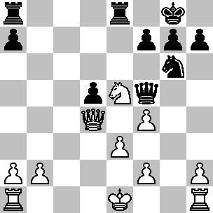 12.Ad3?! * Quali pezzi deve cambiare il B? Dopo 12.Axd6 Dxd6 13.Ae2 Axf3! 14.Axf3 Ch4 non sarebbe stato in grado di impedire un peggioramento della sua posizione, tuttavia 12.Ae2 Cf5 13.