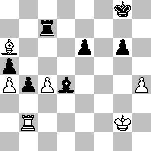 Questa errata ripresa rende più semplice all'avversario attaccare le case chiare. 12.d5 Cb4 13.a3 Ca6 14.Tc1 e5 15.b4 Ad7 39.Tb3 Th7 40.