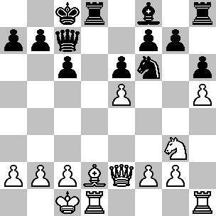 Portisch,L - Kasparov,G Skelleftea, 1989 19 f5 20.Dxd8 Tfxd8 21.Cc5 Cf8 22.Cd3 Cd7 23.f4 g5 24.Tc6 Rf7 25.Tc7 Rf6 26.Tfc1 gxf4 27.gxf4 Tg8+ 28.Rf2 Tg7 29.Ce5 La posizione si è stabilizzata e il N.