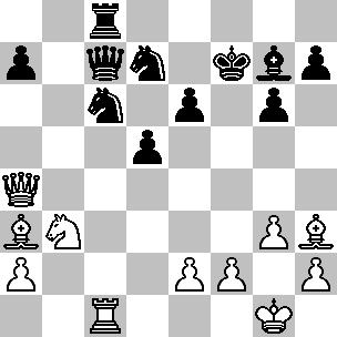 17...d5 18.Txb4 Txb4 19.Dxb4 Db6 20.Aa3 Tb8 Contro 20...Tc8 intendevo proseguire con 21.Da4. Il maestro russo invece indirizza la partita verso un finale dove il N.
