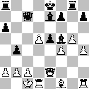 7.g5 Cfd7 8.h4 Questa e soprattutto la decima mossa del B. dimostrano una profonda preparazione teorica in fase d'apertura da parte di Karpov. Prima di questa partita il B.