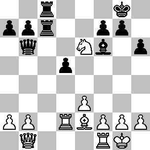 Dorfman,J - Cifuentes Parada,R [D35] Berlin Oeste si verificò dopo le mosse: 1.c4 e6 2.Cc3 d5 3.d4 Cf6 4.Af4 c5 5.Cf3 cxd4 6.Cxd4 Ac5 7.a3 0-0 8.Cb3 Ae7 9.e3 Cc6 10.cxd5 Cxd5 11.Cxd5 exd5 12.