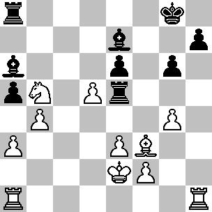 specifica; la torre nera non si troverà a suo agio lungo la quinta traversa. B) 24...Txb5 25.axb5 vantaggio decisivo. Axb5+ 26.Rd2, con 15...Txf5 16.Cxe5 Txe5 17.
