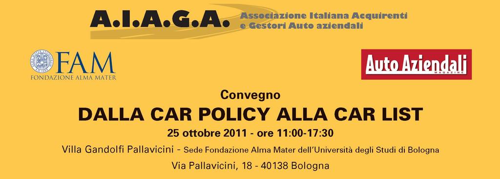 Le problematiche e le modalità di traduzione corretta dalle linee guida alla costruzione della car list Fabio Castellotti Associato A.I.A.G.A. con incarichi speciali Responsabile Flo6a Auto Ocè - Italia S.