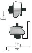 The drain-line should be of a diameter corresponding to the size of the drain-line port and flow must not be obstructed by sharp corners, restrictions, etc.