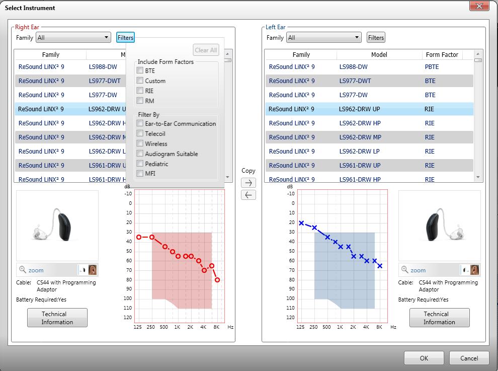 Schermata Start Dopo aver selezionato il software Aventa, apparirà la schermata Start. Selezionate l esperienza del paziente con gli apparecchi acustici, per stabilire il guadagno più idoneo.