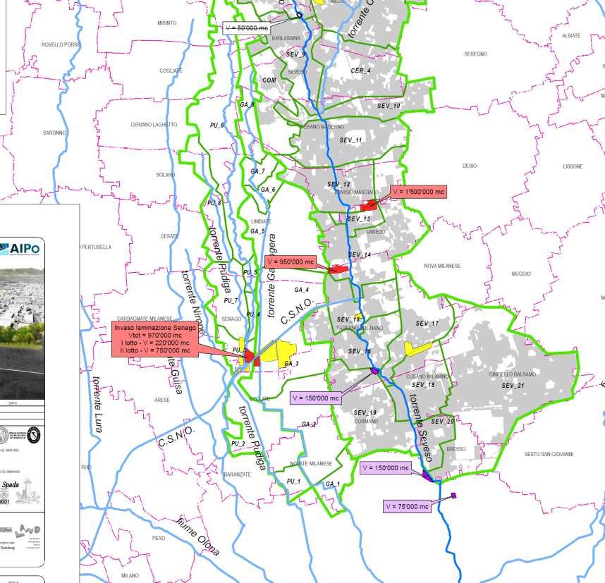 Seveso Aree golenali di Vertemate con Minoprio,