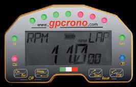 no sensoret ) - Trasmettitore Infrarossi (TxIR) LR02-A05 6V, RPM - LAP Magnetico - T (no raccordot, no sensoret ) LR01-A03 12V, RPM - LAP Infrarossi - Display Retroilluminato LR01-A04 12V, RPM - LAP