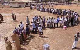 Anche le foto parlano Elezioni in Africa Freetown