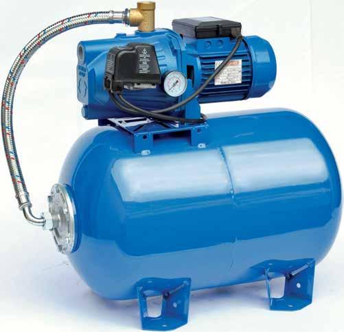 idrici domestici. APPLICATION Automatic high groups coupled with selfpriming jet pumps.