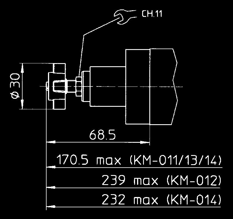 Mounting surface: 4401-05-04-0-05 Diameter of