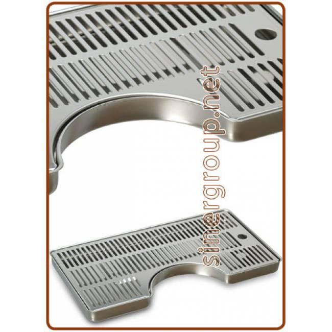 10011003-02 10011003-01 Raccogligocce rotondo per colonnine INOX lucido - Ø120 mm. - con griglia da incasso Raccogligocce rotondo per colonnine INOX lucido - Ø120 mm.