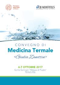 SCHEDA DI ISCRIZIONE CONVEGNO DI MEDICINA TERMALE «GIULIA ZANETTIN» Abbazia di Praglia, 6-7 Ottobre 2017 ID ECM: 265-201772 - Nr. 3,8 crediti formativi - Partecipanti: 200 Provider n.