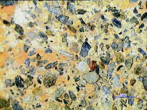 La presenza di rocce d ardesia nella composizione mineralogica dell aggregato fa ritenere che la