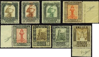 1823 F - 1912/15 - **/* LIBIA, Soprastampati, n 1/12,