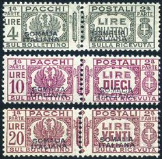 ..600 631 - Somalia - 1926 - Pacchi nodo soprast.