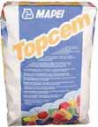 Topcem Pronto è pronto all uso e deve essere miscelato solo con acqua.
